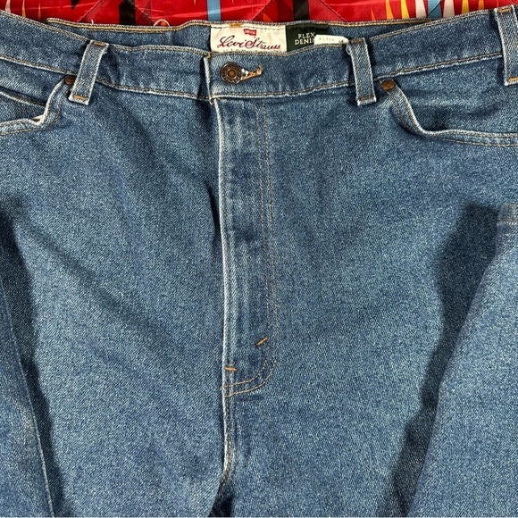 Vintage Levi's Signature Series Jeans Mens 42x32 Blue Flex Stretch Denim Pants - Picture 4 of 11